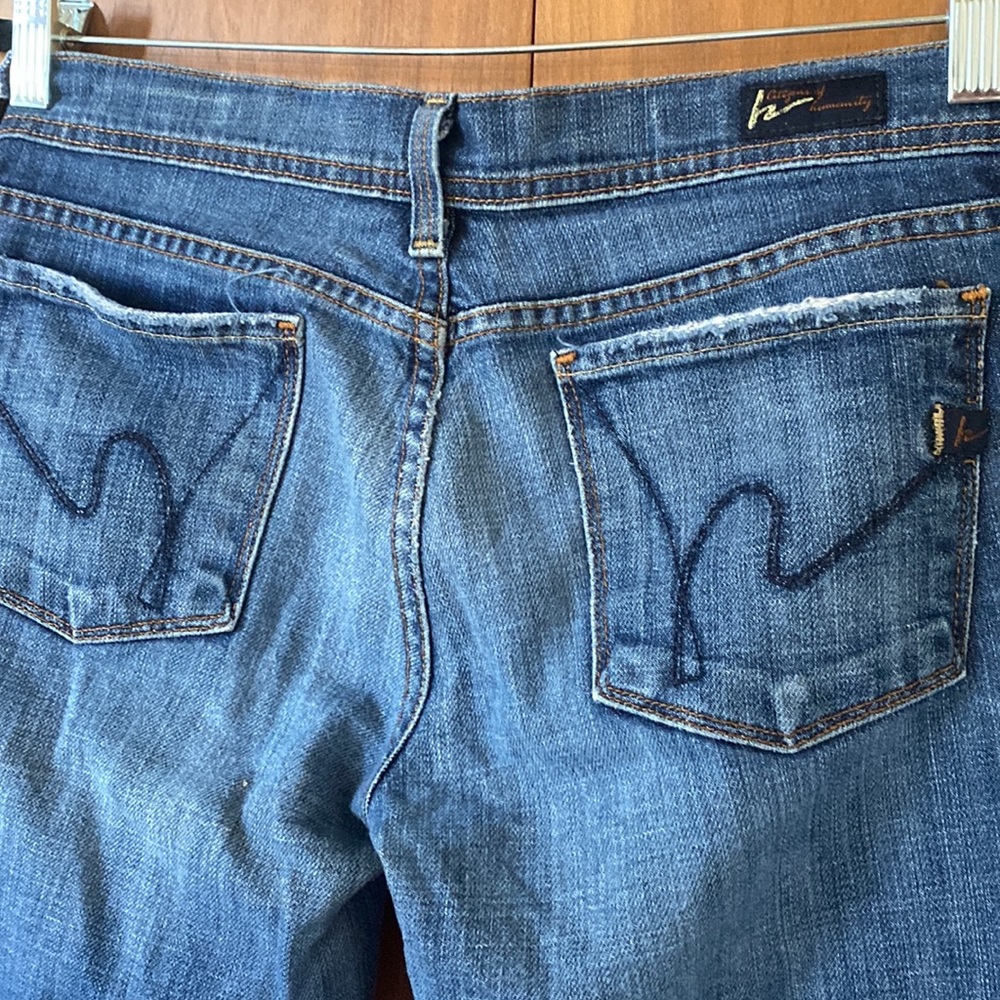 Citizens Of Humanity Blue Flare Jeans - Picture 7 of 8